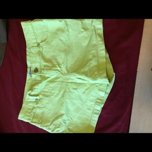 New York & Company shorts lime green